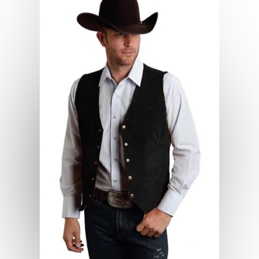 Men's Suede Leather Vest